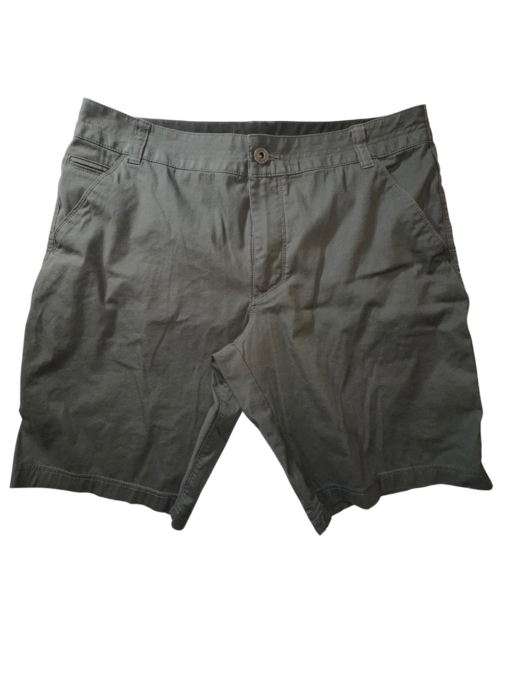 KUHL Resistor Lite Chino Shorts Mens 36 Gray Hiking Golf 10 Inch Inseam 5205